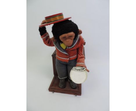 Monkey Automaton - Battery Operated - 52cm High 