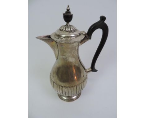 Silver Coffee Pot - 24cm High - 495gms 