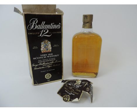 Bottle of Ballantines 12 Year Old Scotch Whisky 