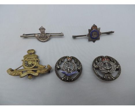 Military Badges - Some Silver 