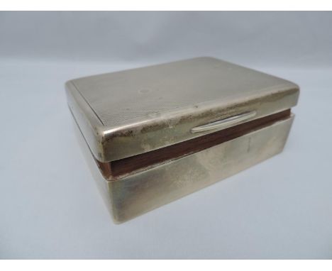 Silver Cigarette Box - Birmingham 1928 Asprey &amp; Co – Total Weight 300gms - Out of Shape, Not Staying Closed 