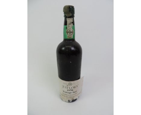 Bottle of Taylors 1970 Vintage Port 