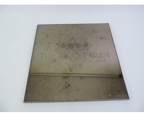 Mounted Mirror 'The Jockey Club 1750' - 60cm Square 