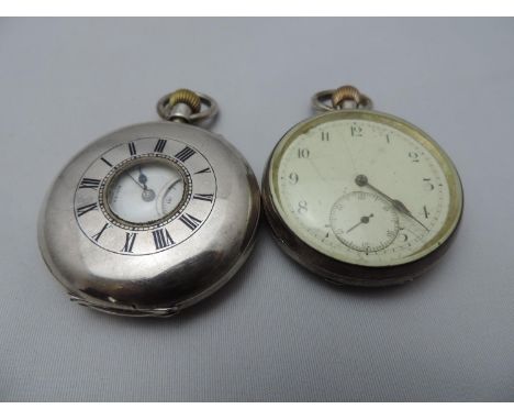 2x Silver Pocket Watches 