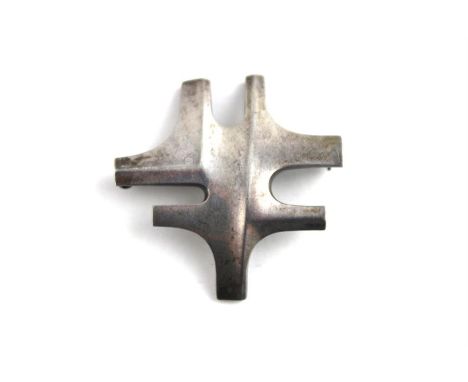 A Georg Jensen sterling silver brooch, No.360, verso stamped with makers mark, design number and import marks for London 1967