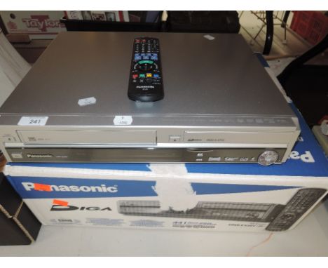 A panasonic DVD recorder and vhs player in one DMR EX98v