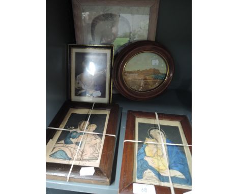 A selection of vintage prints and original pictures 