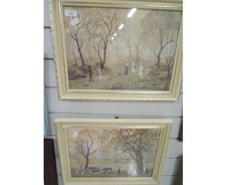 A pair of vintage prints after Helen Bradley