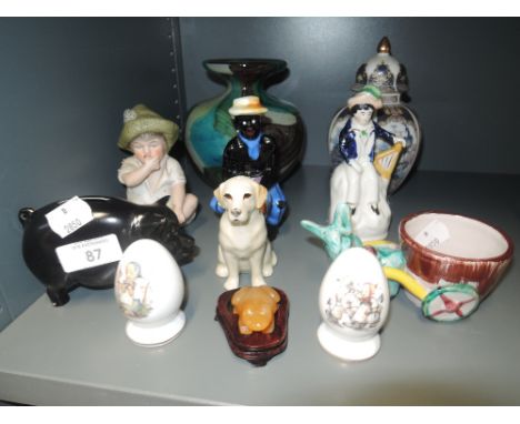 A selection of vintage ceramic figures and figurines