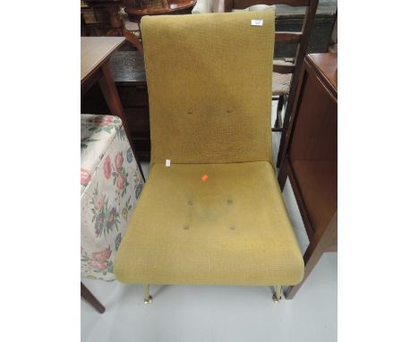 A vintage lounge chair