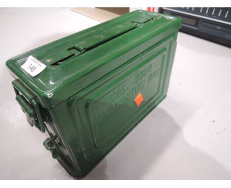 A vintage ammunition box 0.30mm callibre