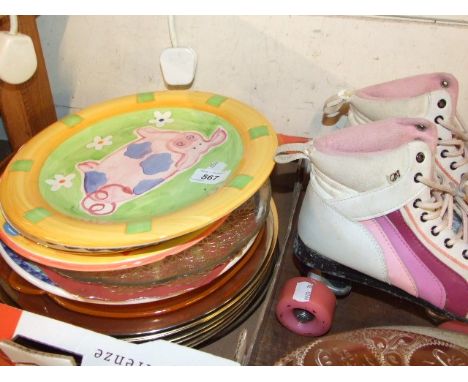 Qty China and roller skates