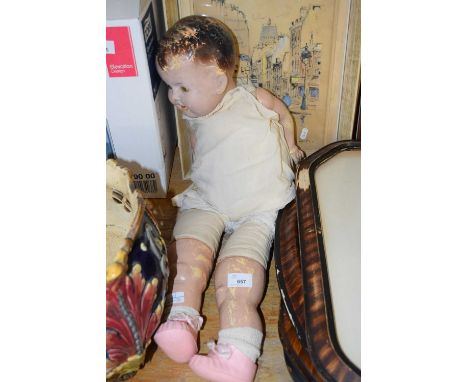 VINTAGE CELLULOID DOLL WITH JOINTED BODY