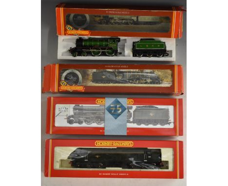 OO Gauge - Hornby Railways, R 309 4-6-2 locomotive and tender, BR Mallard, green livery;  others kit built etc inc 4-4-0 loco