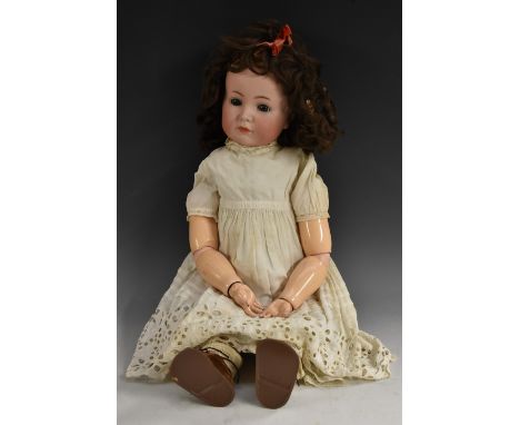 Kammer &amp; Reinhardt - a closed mouth character doll , Model Number 117a, the head made by Simon &amp; Halbig for Kammer &a