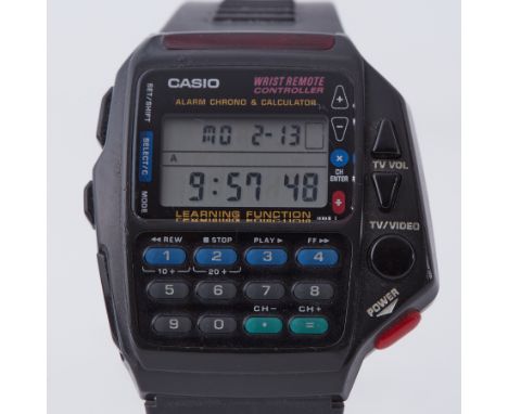 Casio, a gents CMD-40 tv remote control wristwatch, model 1174.Condition reports are offered as a guide only and we highly re