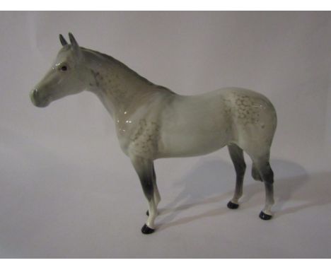 A Beswick Thoroughbred Stallion in grey gloss, model no. 1772