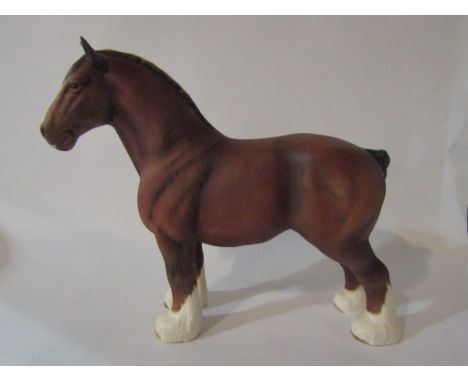 A Beswick connoisseur model of "Burnham Beauty" horse in bay matt, model no. 2309