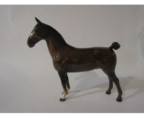 A Beswick Hackney horse in brown gloss, model no. 1361