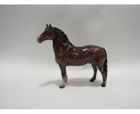 A Beswick Welsh Cob (standing) in brown gloss, model no. 1793