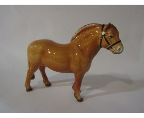 A Beswick Norwegian Fjord Horse in Dun gloss, model no. 2282