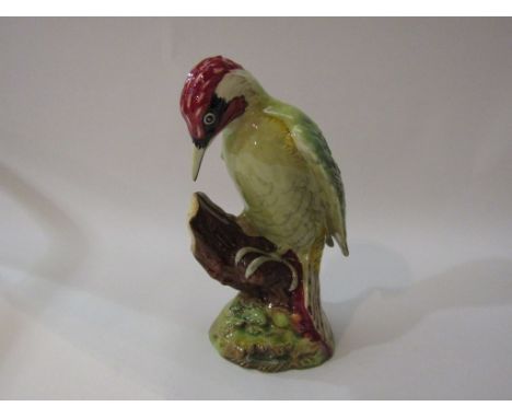 A Beswick Green Woodpecker, model no. 1218B