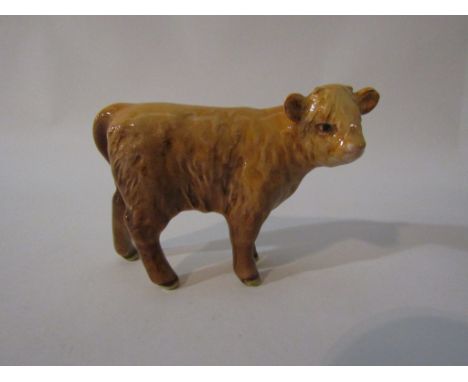A Beswick Highland Calf in gloss, model no. 1827D