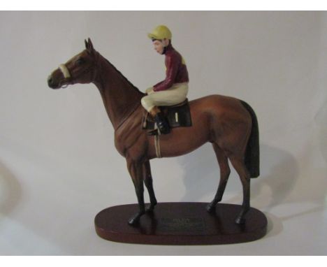 A Beswick connoisseur model of Red Rum with Brian Fletcher up, in bay matt, model no. 2511 (no reigns or crop)