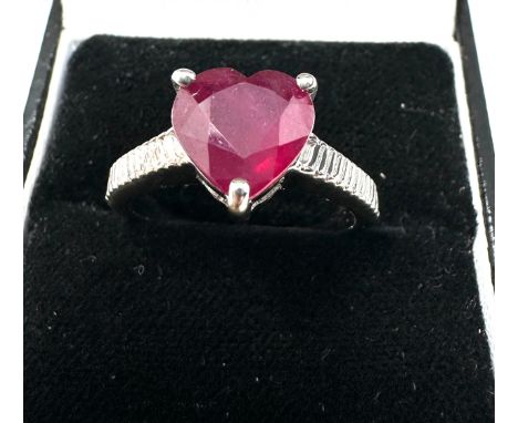 Gemporia Ruby Ring in Sterling Silver 3.31cts 