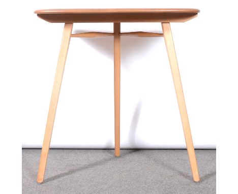 Ercol, a table extender, model 265, beech and elm, applied label, width 71cm, depth 48cm, height 72cm.