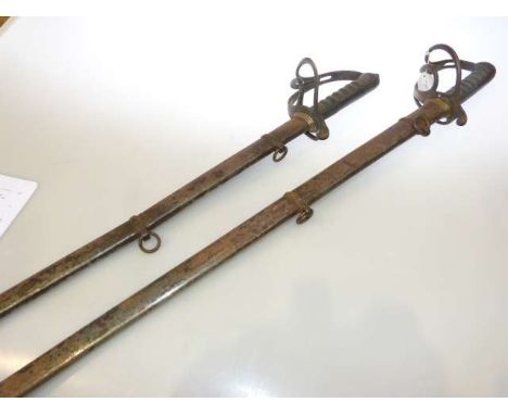 Officer's sword by Henry Wilkinson, No. 18072; and another sword