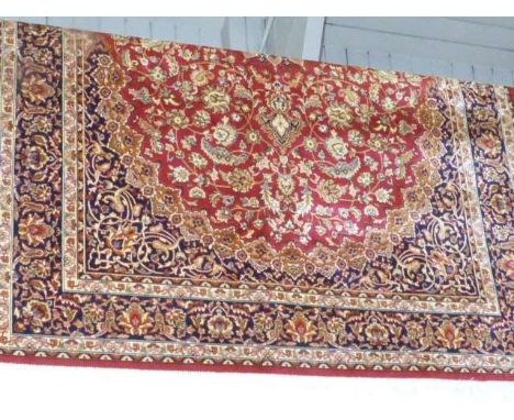 Red ground Keshan carpet 2.30 x 1.60