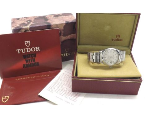 Tudor Prince Oysterdate Rotor Self-Winding stainless steel gentleman's bracelet watch, ref. 74000, ser. no. 137xxx, circa 198