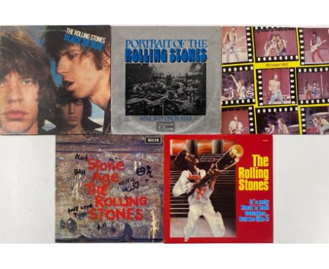 Five various Rolling Stones albums, including Germany 1982.
