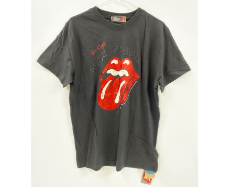 A women's medium Rolling Stones t-shirt.