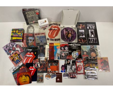 An extensive quantity of Rolling Stones memorabilia.