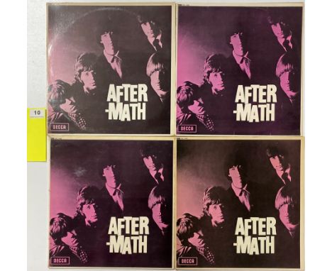 After-Math, Decca Records, 1966 UK release, SKL4786. Comprising four albums, two with blue labels, one silver and one white.