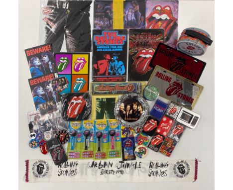 An extensive quantity of Rolling Stones memorabilia.