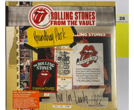 The Rolling Stones From the Vault 'Live in Leeds 1982' 2015 UK release, EV307429. DVD + 3LP set on 180g vinyl.