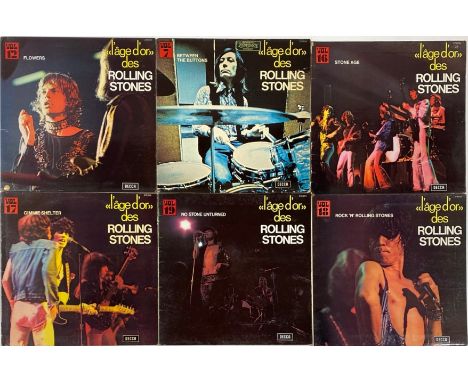 Six L'age d'or des Rolling Stones, volumes 7, 12, 16-19.
