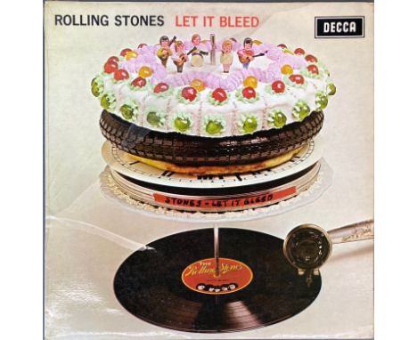 Let it Bleed, Decca Records, 1969 UK release, SKL5025 stereo. Includes poster but without record sleeve.