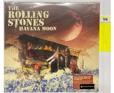 Havana Moon, manufactured by Eagle Vision, ERDVLP096. Factory sealed DVD + 3LP set, 180g vinyl 'The Rolling Stones Live in Cu