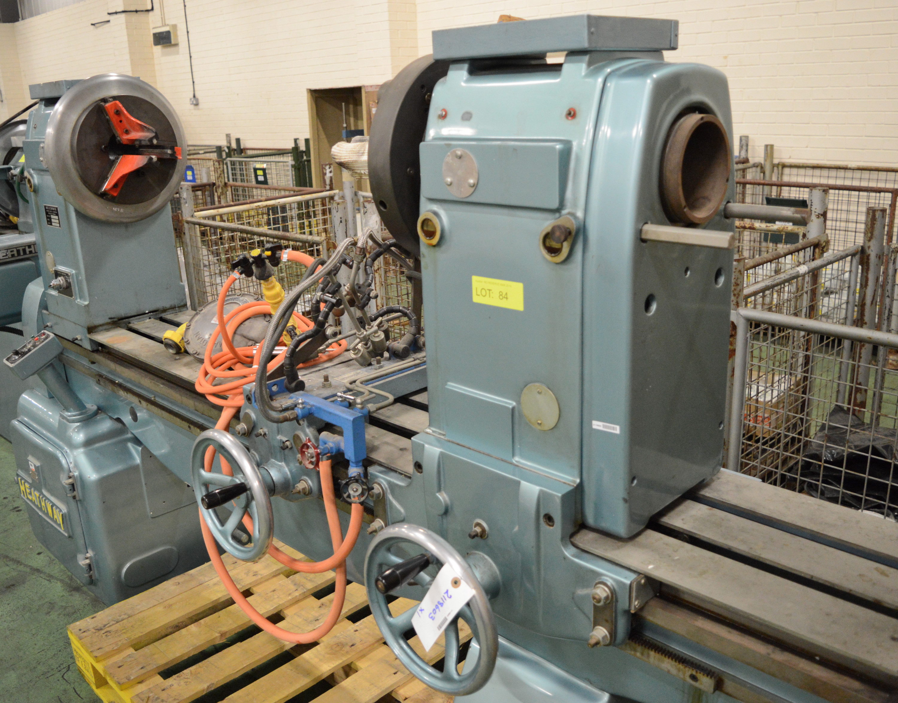 Heathway S5EV 4 1/2" 36" Glass Blowing Lathe.