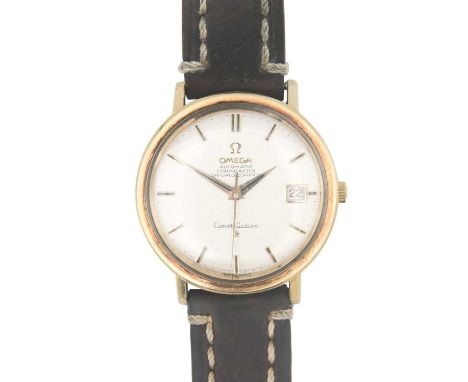 OMEGA - A Constellation automatic chronometer gold-capped gentleman's wristwatch.  Ref. 168.004, serial no. 20341102, 24 jewe