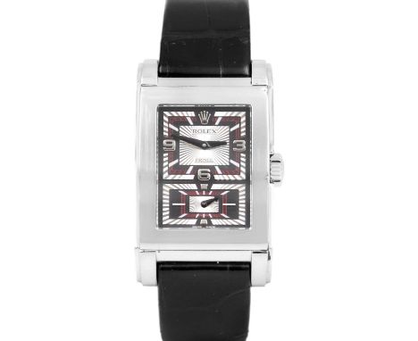 ROLEX - A Cellini Prince 18ct white gold gentleman's manual wind wristwatch, ref. 5443/9. Serial D787XXX, circa 2007, 28mm, o