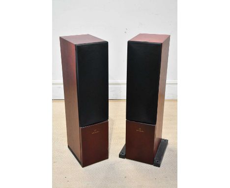 LINN; a pair of Keilidh 75watt cherry floor standing speakers, height 86cm.Condition Report: The item or items in this lot ar
