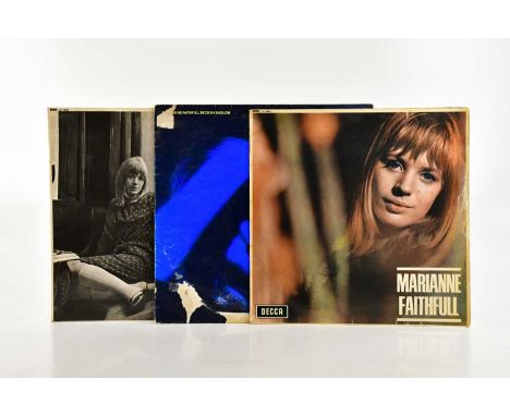MARIANNE FAITHFULL; three albums to include, Self Titled (LK 4689), Come My Way (LK 4688), both on Decca Records and Broken E