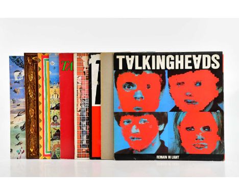 TALKING HEADS; eight albums, to include Fear Of Music (SRK 6076), True Stories (EU 3511), More Songs About Buildings And Food