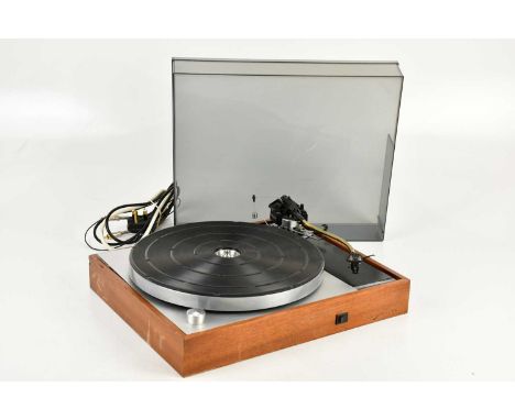 THORENS; a TD-150 turntable, with a SME arm, 40 x 33cm.Condition Report: The item or items in this lot are sold as decorative