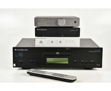 CAMBRIDGE AUDIO; four amplifiers comprising of Alva Duo pre amp, 640P pre amp, DacMagic upscaler and an Azur 740C upscaling C